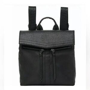 Botkier New York Black Nylon Mini Trigger Backpack with Gunmetal Hardware